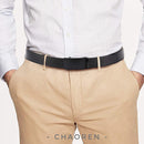 Chaoren Leather Ratchet Dress  Belt | with Automatic Slide |  01 Essential Ratchet Buckle W Genuine Leather
