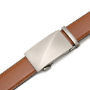 Chaoren Leather Ratchet Dress  Belt | with Automatic Slide | 01 Tan Ratchet Belt