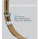 Chaoren Leather Ratchet Dress  Belt | with Automatic Slide | Gun Buckle W Black Dress Belt