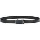 Chaoren Leather Ratchet Dress  Belt | with Automatic Slide | Weaven Texture Buckle W Black Belt