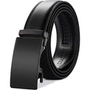 Chaoren Leather Ratchet Dress  Belt | with Automatic Slide | Basic Automatic Buckle W Dress Belt