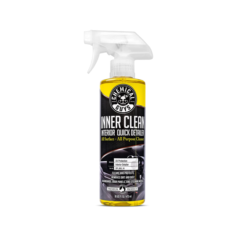  Chemical Guys SPI_663_16 InnerClean Interior Quick Detailer and Protectant | 16 oz | Color Yellow 