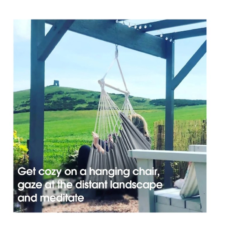 Patio watcher hammock discount chair swing instructions