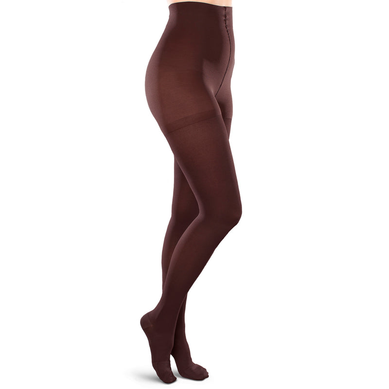 Ease Opaque Moderate Suppor Wome's Pantyhose 20 - 30 Cocoa Medium Short - One Pair (