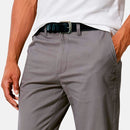 Columbia Men's Classic Logo Belt | Casual Dress with Single Prong Buckle | Color Black