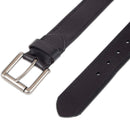Columbia Men's Classic Logo Belt | Casual Dress with Single Prong Buckle | Color Black Casual