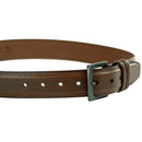 Columbia Men's Classic Logo Belt | Casual Dress with Single Prong Buckle | Color Brown