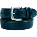 Columbia Men's Classic Logo Belt | Casual Dress with Single Prong Buckle | Color Minimal Navy