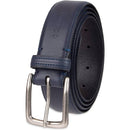 Columbia Men's Classic Logo Belt | Casual Dress with Single Prong Buckle | Color Navy