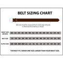 Columbia Men's Classic Logo Belt | Casual Dress with Single Prong Buckle | Color Tan