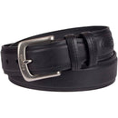 Columbia Men's Classic Logo Belt | Casual Dress with Single Prong Buckle | Color Minimal Black