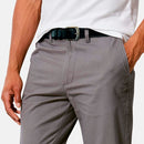 Columbia Men's Classic Logo Belt | Casual Dress with Single Prong Buckle | Color Minimal Black