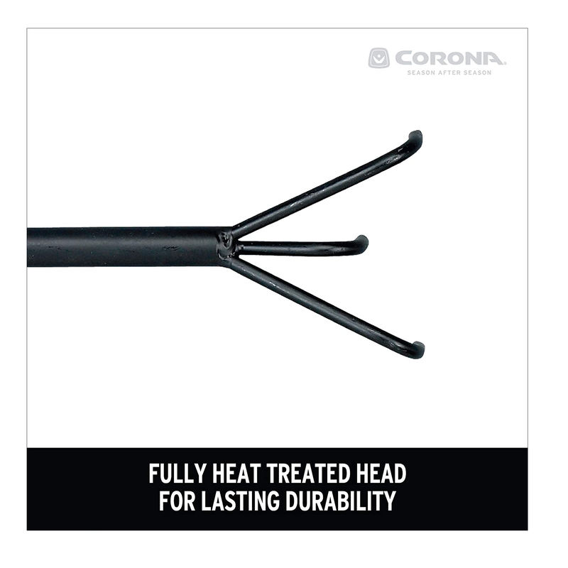 Corona GT3090 GT 3090 Extendable Handle 3 Tine Hoe Color Red