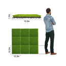 Cosweet Square Fake Grass Mat Self Draining Floor Mat for Dogs