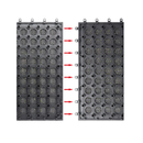 Cosweet Square Fake Grass Mat Self Draining Floor Mat for Dogs