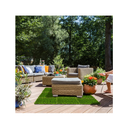 Cosweet Square Fake Grass Mat Self Draining Floor Mat for Dogs