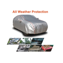 Coverado Luxury Car Cover With Built-in Storage Bag Zipper
