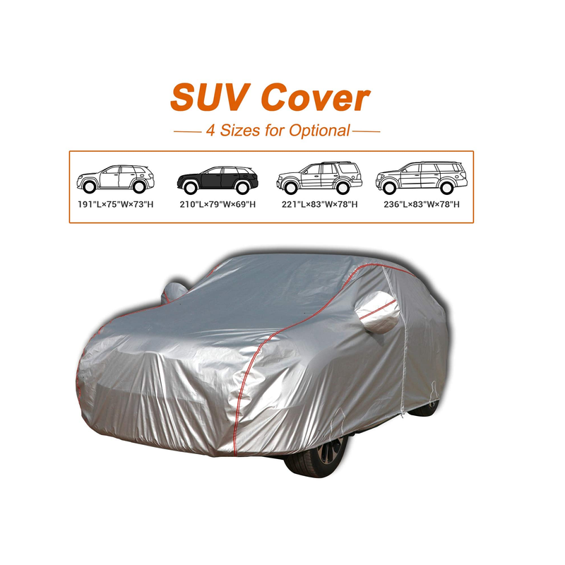 Coverado Luxury Car Cover With Built-in Storage Bag Zipper