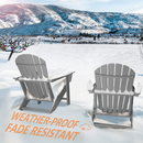 DAILYLIFE HDPE Adirondack Chair | Patio Outdoor Chairs