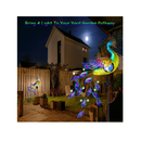DREAMSOUL Solar Lights for Outdoor Garden | Metal Peacock Decor