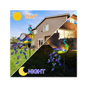 DREAMSOUL Solar Lights for Outdoor Garden | Metal Peacock Decor