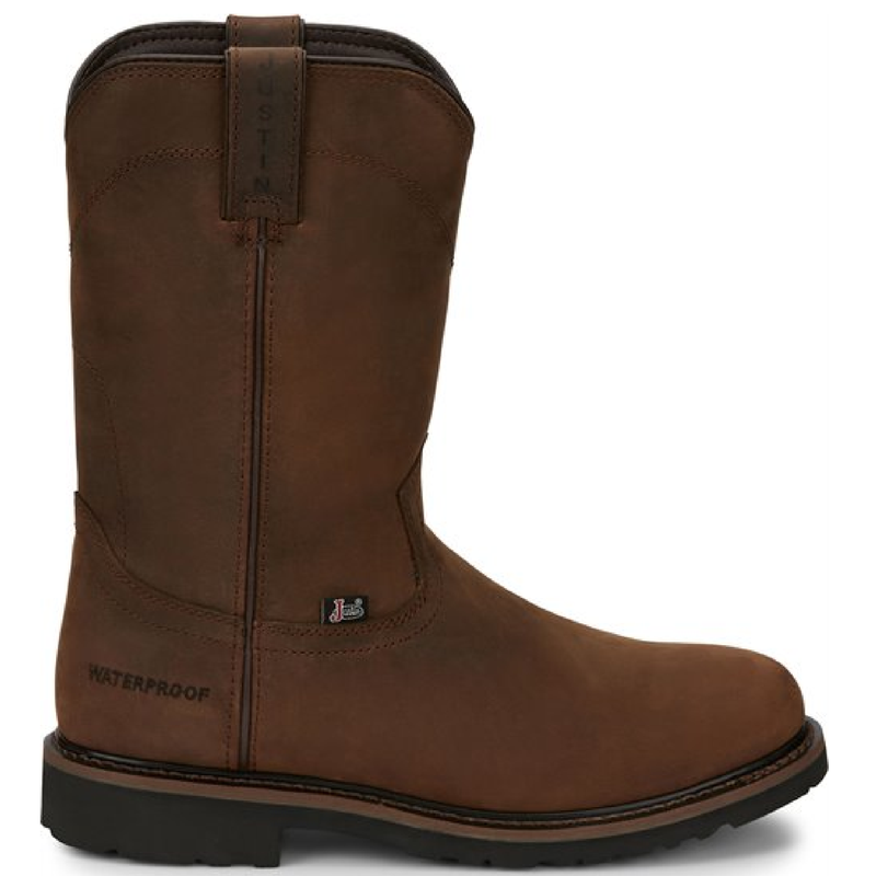 Justin Work Boots Mens Drywall | Style SE4960 Color Whiskey Brown