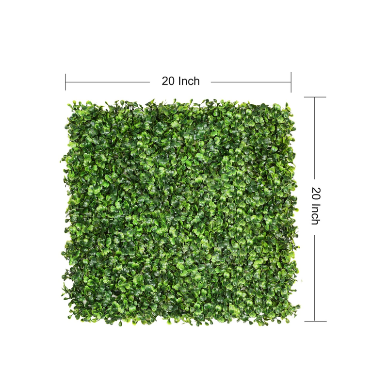 DearHouse 8 Panel Artificial Boxwood Plants | for Outside and Inside