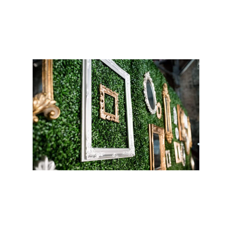 DearHouse 8 Panel Artificial Boxwood Plants | for Outside and Inside