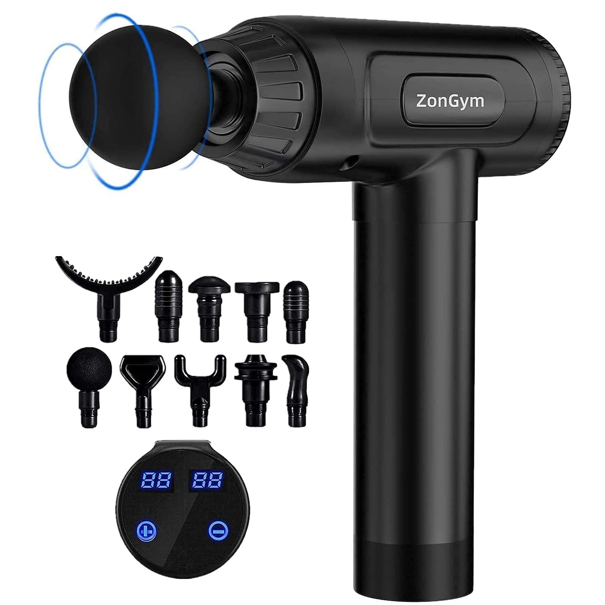 ウエイトトレーニング MASSAGE GUN iFanze Deep Tissue Massage Gun, 99 Speeds, 8 Heads, Quiet
