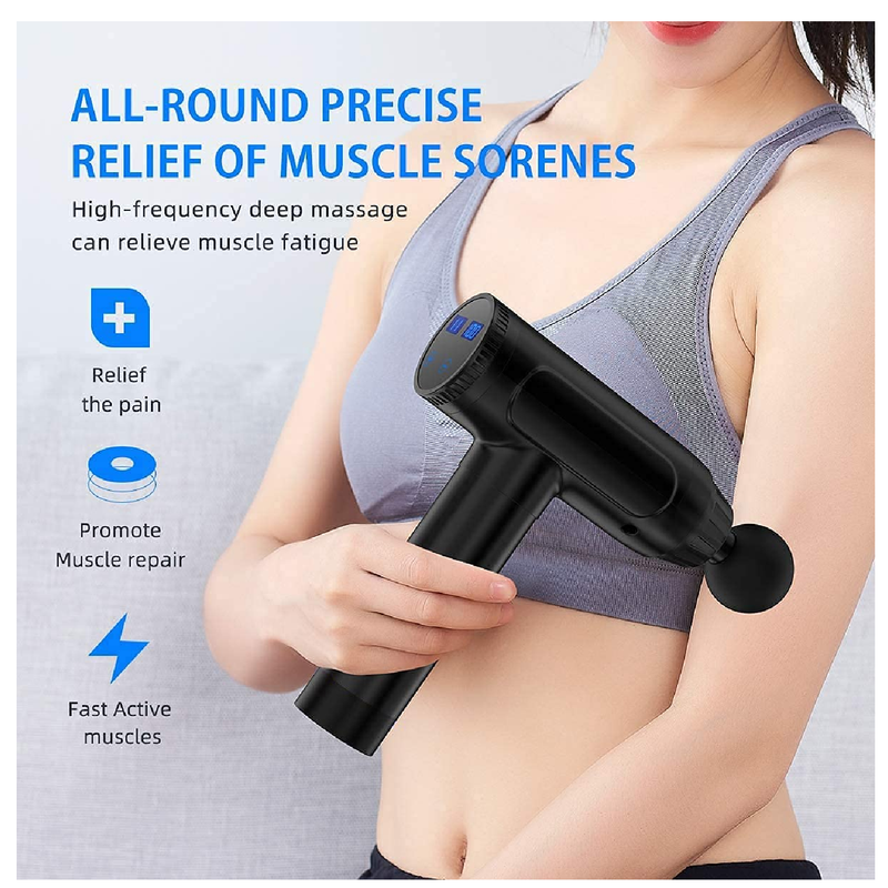 ZonGym Deep Tissue Massage Gun 30 Speed Silent Percussion Muscle Massage Gun