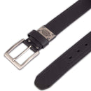 Dickies Men's Casual Leather Belt | Black Plaque
