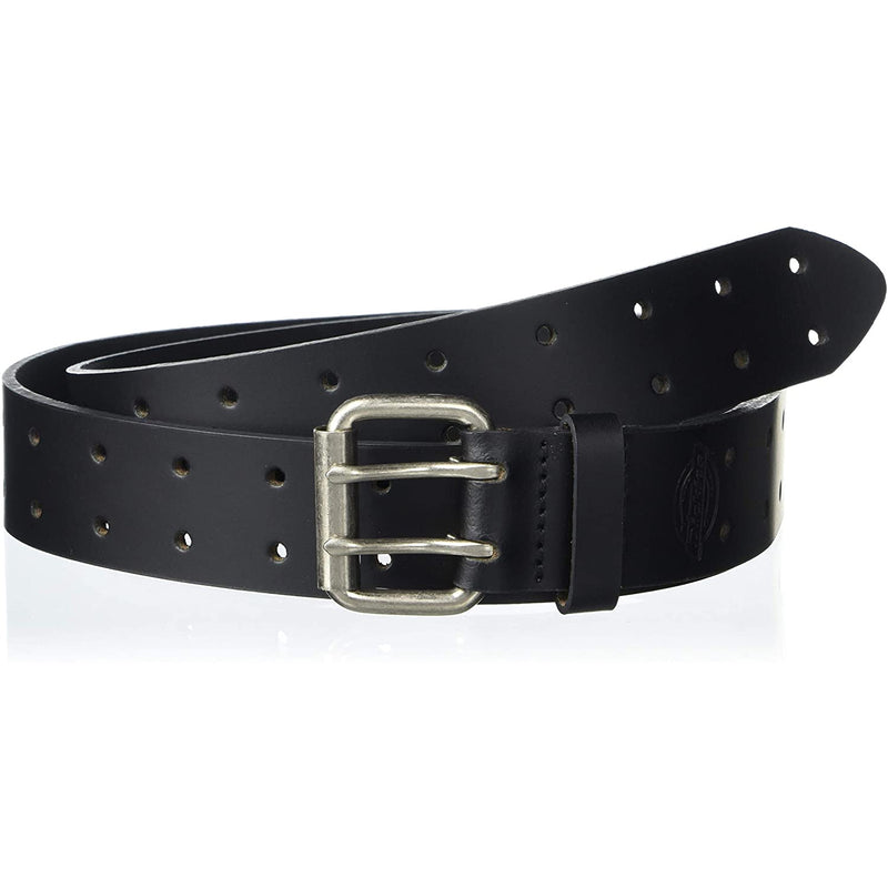 Dickies Men's Leather Double Prong Belt | Color Black