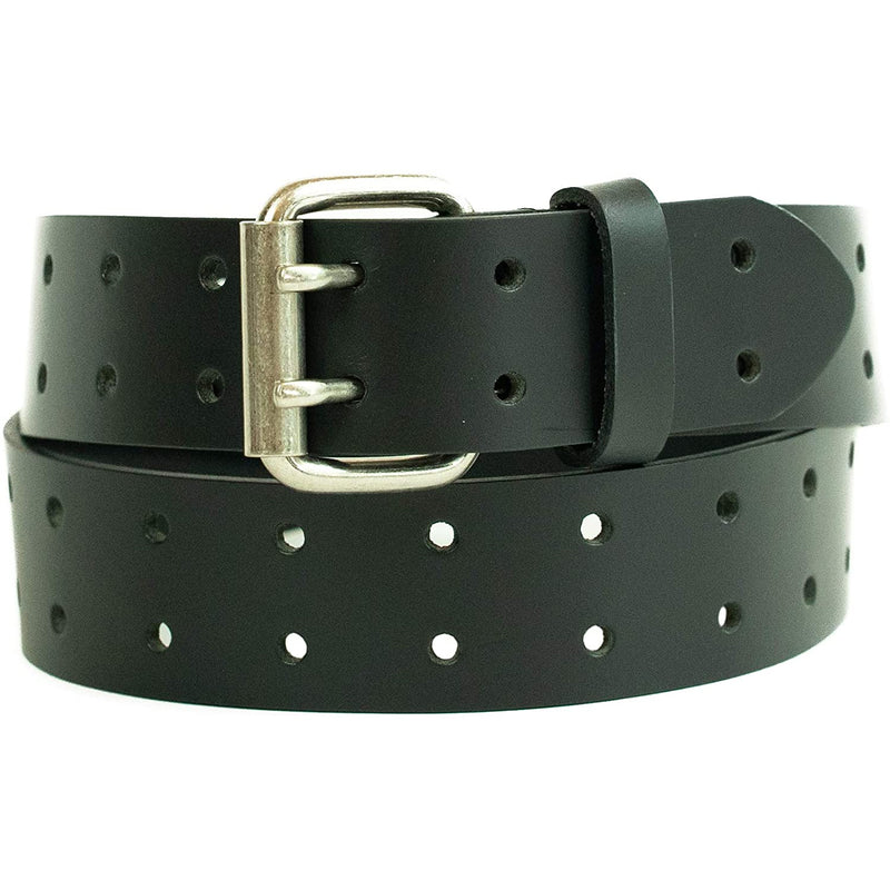 Dickies Men's Leather Double Prong Belt | Color Black