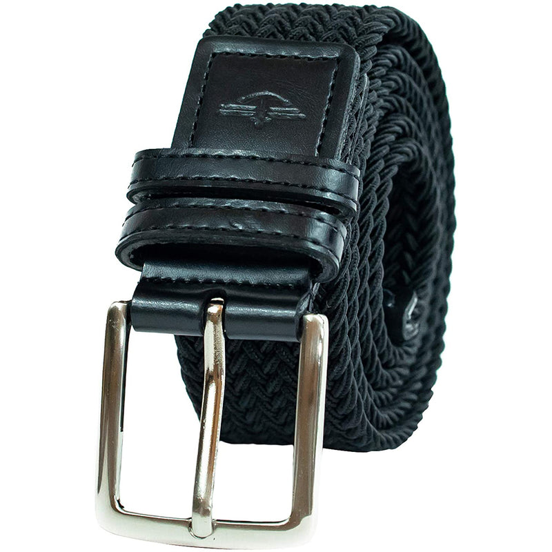 Dockers Men's Leather Braided Casual and Dress Belt | Color Black Dockers Men's Leather Braided Casual and Dress Belt | Color Black