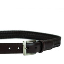 Dockers Men's Leather Braided Casual and Dress Belt | Color Brown