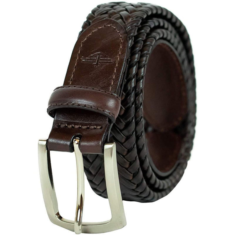 Dockers Men's Leather Braided Casual and Dress Belt Dockers Men's Leather Braided Casual and Dress Belt