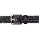 Dockers Men's Leather Braided Casual and Dress Belt | Color Black Woven