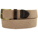 Dockers Men's Leather Braided Casual and Dress Belt | Color Khaki
