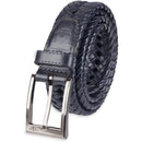 Dockers Men's Leather Braided Casual and Dress Belt | Color Navy
