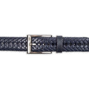 Dockers Men's Leather Braided Casual and Dress Belt | Color Navy
