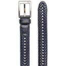 Dockers Men's Leather Braided Casual and Dress Belt | Color Navy