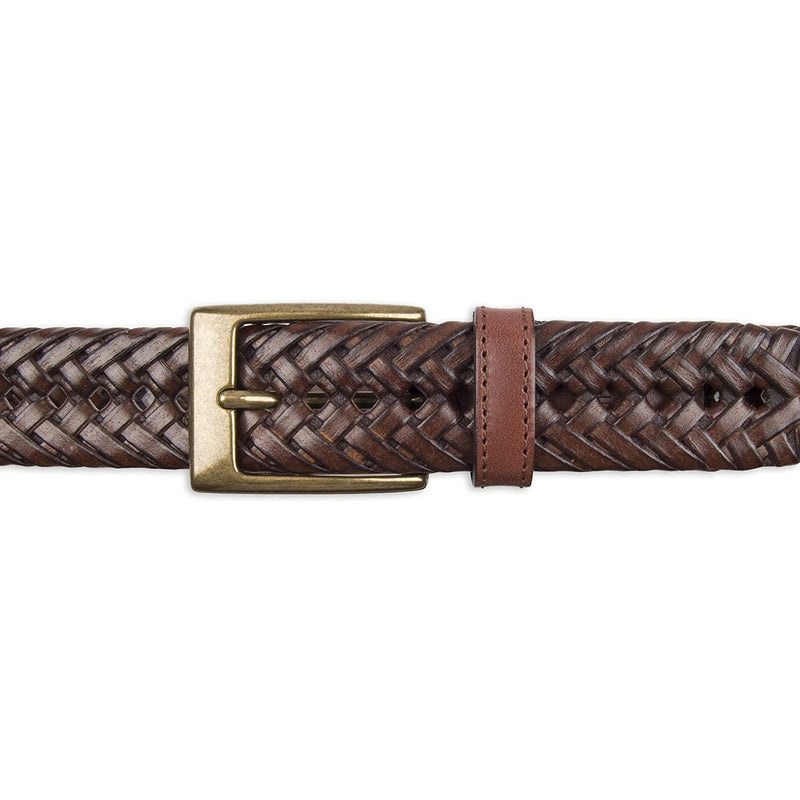 dockers men's leather braided casual and dress belt Dockers Braided Belt - Men's