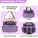 Dog Travel Bag for Supplies  Airline Approved Pet Bag Organizer