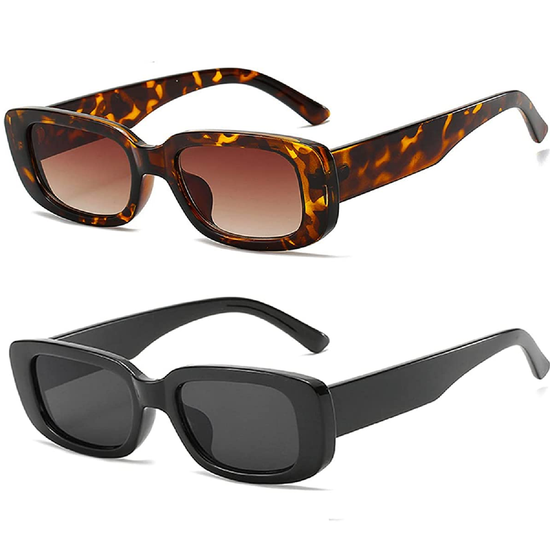  Dollger Retro Square Oversized Sunglasses for Men