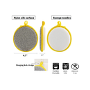 Durable Double-Sided Dishwashing Sponge| Reusable Sponge Pad