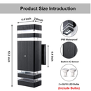 Dusk to Dawn Outdoor Lighting Wall Mount Porch Lights Waterproof Wall Lamps