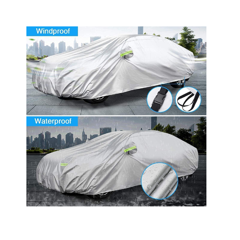 ELUTO All Weather Heavy Duty Waterproof Outdoor Car Cover