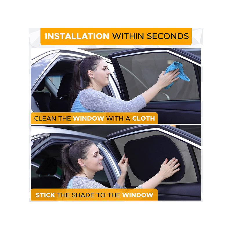 EcoNour Baby Car Window Sunshade | Full Sun Protection