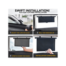 EcoNour Retractable Car Side Window Sunshade for Kids and Pets