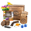 Edible Flowers Indoor Garden Seed Starter Kit | Non-GMO Heirloom Seeds for Planting